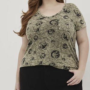 Torrid Jurassic Park World Slub Tee - Universal Rex Dino Pop Culture Tee 3X Plus